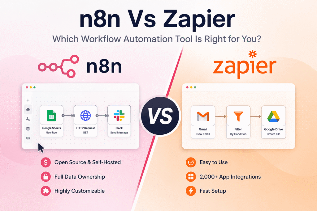 N8n Vs Zapier Zapier vs. n8n Which Workflow Automation Tool Is
